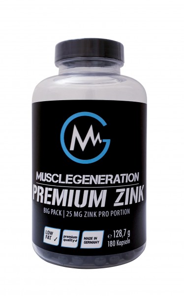 Musclegeneration Premium Zink 180 Kapseln