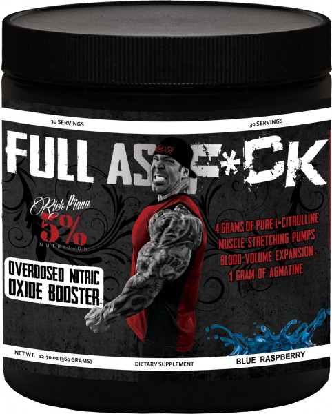 5% Nutrition Full As F*ck Overdosed Nitric Oxide Booster 387g