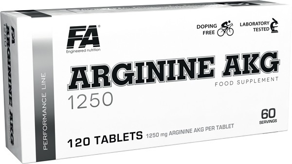 Fitness Authority Arginine AKG 1250 Performance Line 120 Tabletten